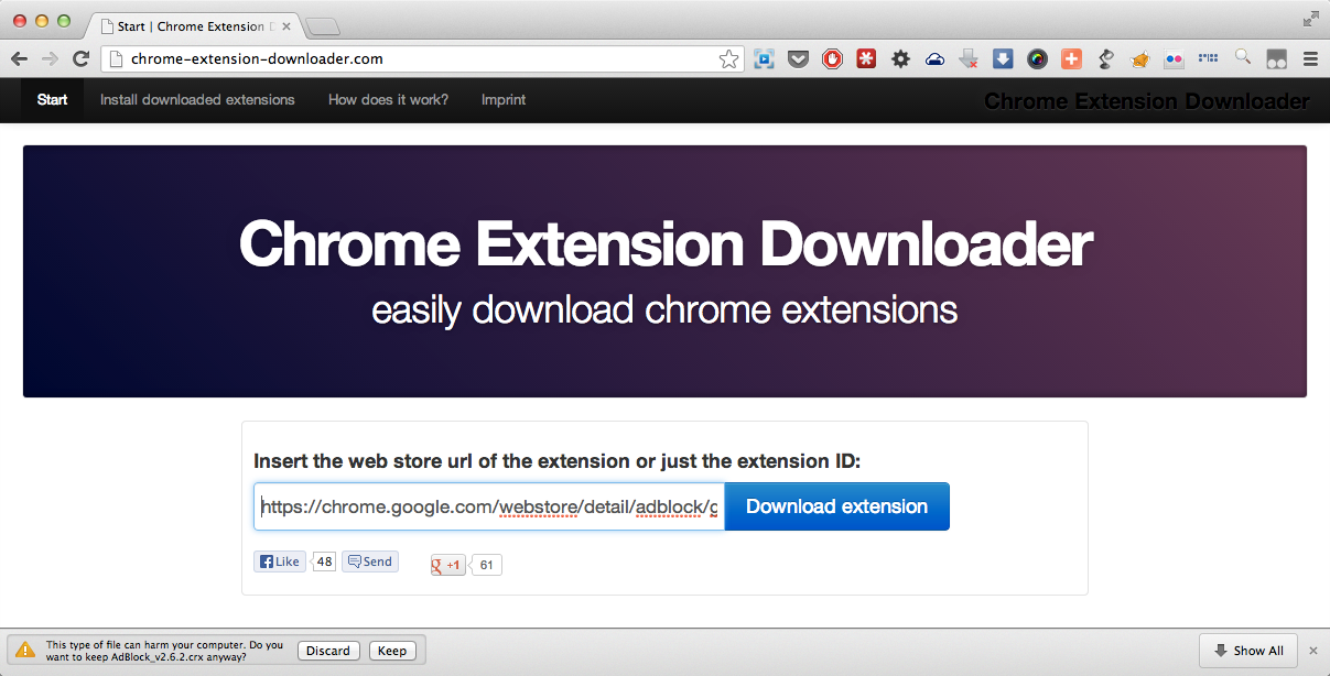 fdm extension for chrome